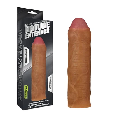 Revolucionarni silikonski Nature Extender - 17,5 cm - Vodootporni - Lovetoy - Sexy Shop
