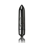 RO-80 mm Bullet Vibrator Crni - Vodootporni sa 7 Funkcija