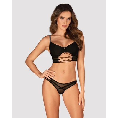 Roxelia 2-dijelni set XS/S crni - Sexy Shop