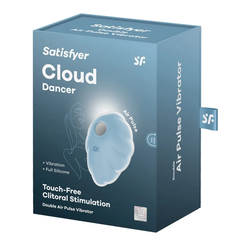 Satisfyer Cloud Dancer plavi vibrator za klitorijalnu stimulaciju