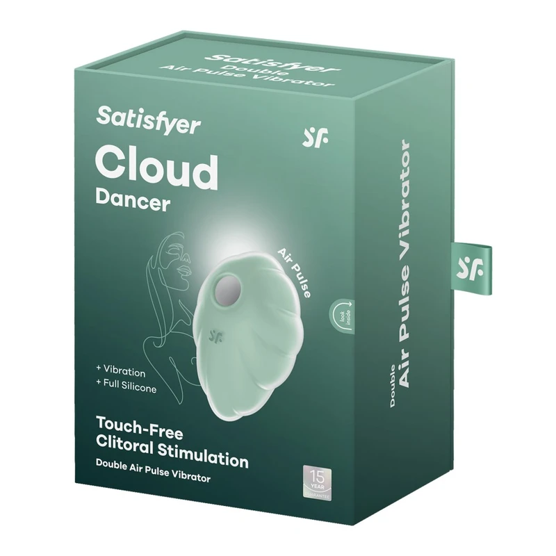Satisfyer Cloud Dancer - Vodootporni vibrator u zelenoj boji