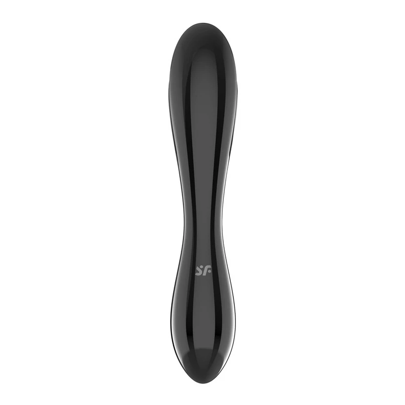 Satisfyer Dazzling Crystal 1 crni stakleni dildo za G-tačku