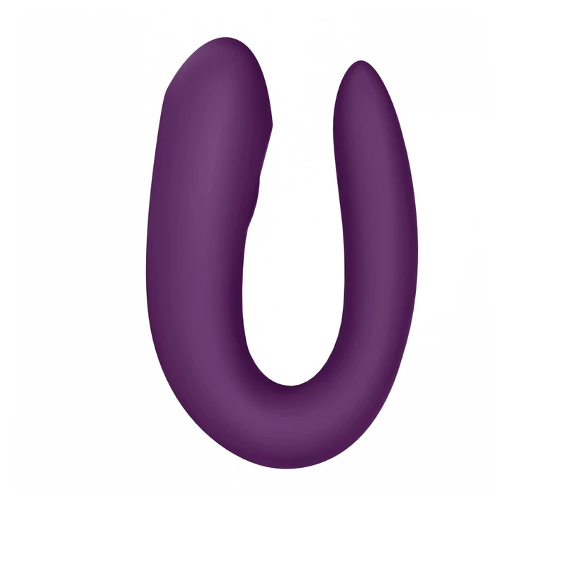 Satisfyer Double Joy vibrator ljubičasti sa aplikacijom