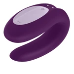 Satisfyer Double Joy vibrator ljubičasti sa aplikacijom