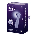 Satisfyer Pro 2 Generacija 3 sa Liquid Air - ljubičasti vibrator za klitoralnu stimulaciju