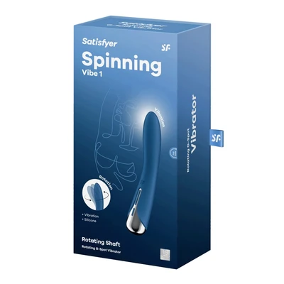 Satisfyer Spinning Vibe 1 plavi rotirajući vibrator za G tačku - Sexy Shop