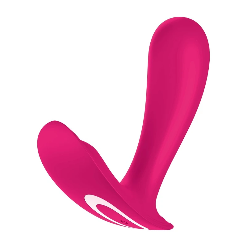 Satisfyer Top Secret - Ergonomski vibrator za G-tačku sa aplikacijom, vodootporan, roze