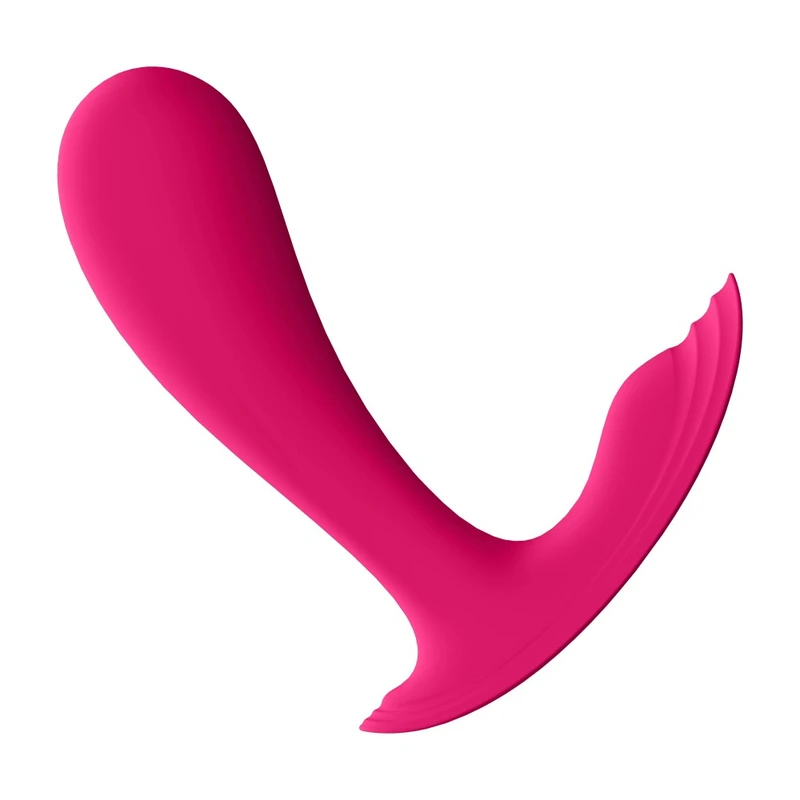 Satisfyer Top Secret - Ergonomski vibrator za G-tačku sa aplikacijom, vodootporan, roze