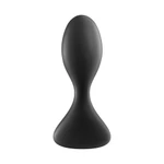 Satisfyer Trendsetter vibrirajući analni čep - crni, vodootporni, sa aplikacijom