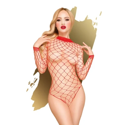 Scandalous S-L Crvena Čarapa - Sexy Shop