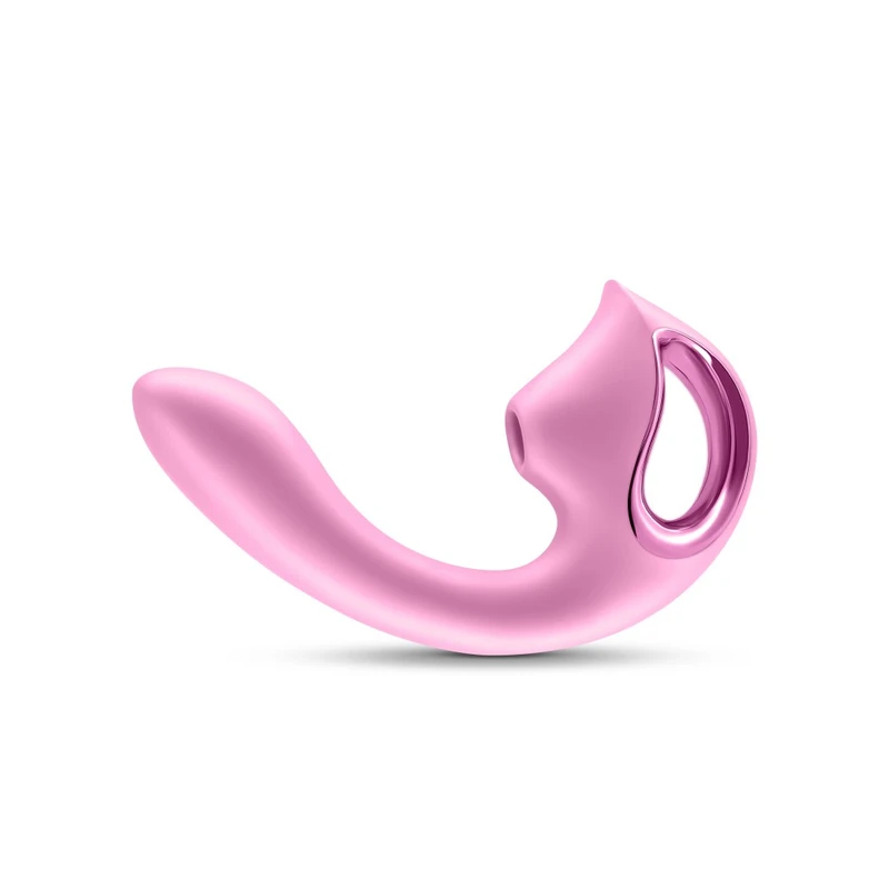 Seduction - Kaia - Roze vibrator sa stimulansom klitorisa i G tačke - Vodootporan