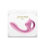 Seduction - Kaia - Roze vibrator sa stimulansom klitorisa i G tačke - Vodootporan