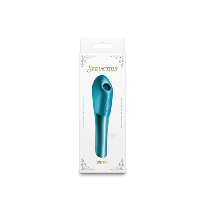 Seduction - Nuvo - Vodootporna Mini Vibraciona Igračka sa Dvostrukim Motorima - Zelena - Sexy Shop