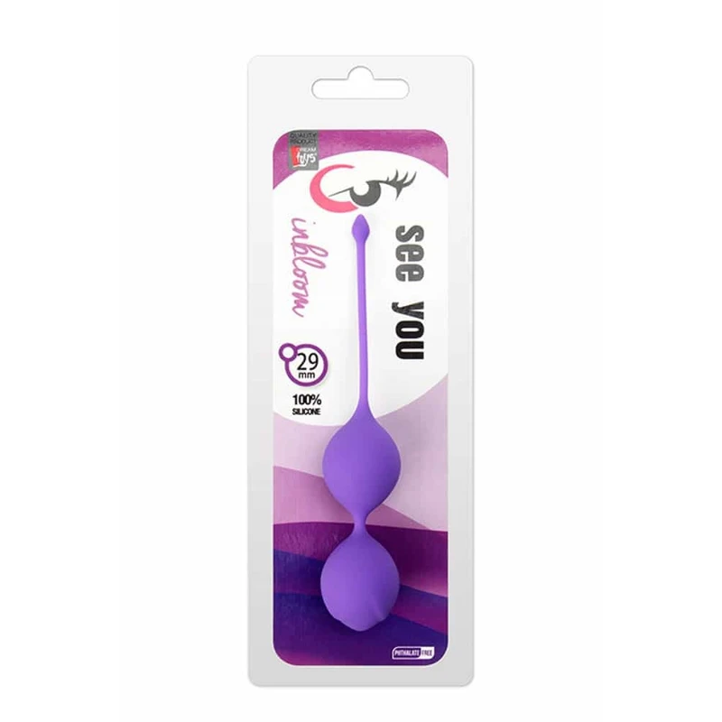 See You In Bloom Duo Balls 29 mm Ljubičaste Kegel Loptice