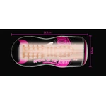 Sex In A Can - Vibrirajući Tunel za Vagine 16cm - Lovetoy