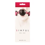 Sinful Roze Ball Gag sa Ventilacijom