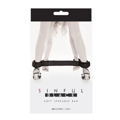 Sinful Soft Spreader Bar - Crna - Sexy Shop