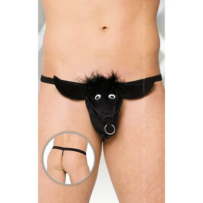 Softline Crni muški thong 4437 - Sexy Shop