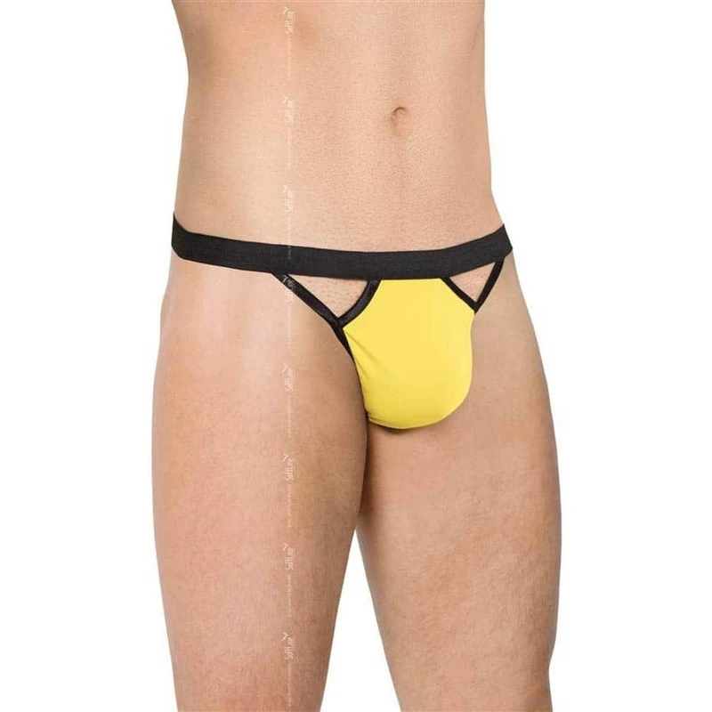 Softline žuti muški thong 4530