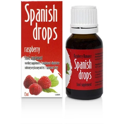 Spanish Drops Raspberry Romance 15 ml - Stimulišući kapljice za parove - Sexy Shop