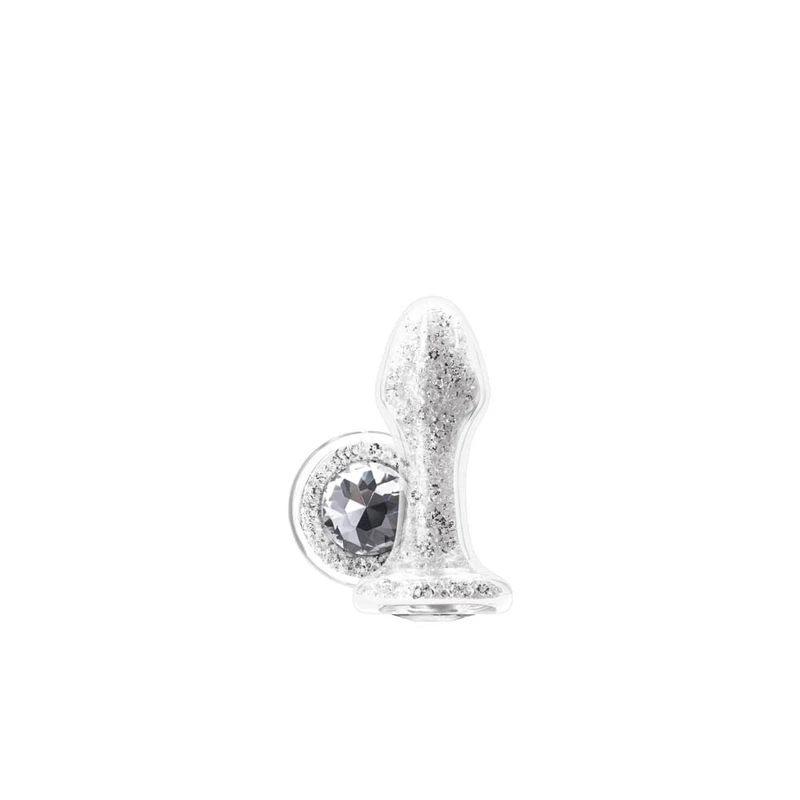 Stardust Glam - Bijela Vodootporna Igrička za Odrasle 9,5 cm