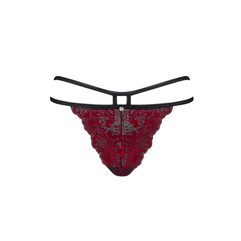 Sugestina crne i bordo gaćice L/XL Obsessive
