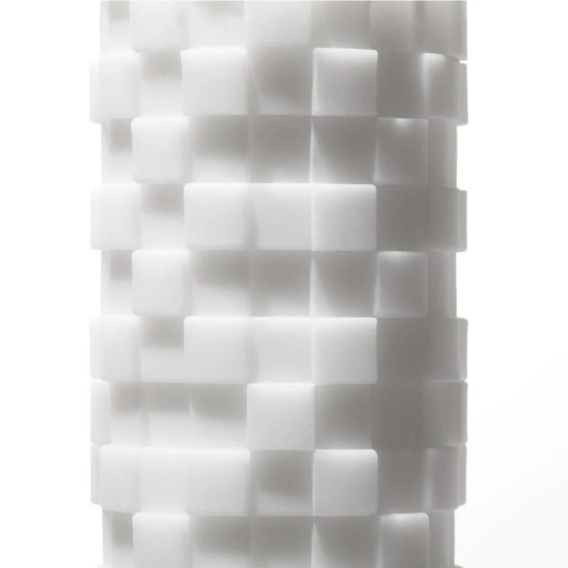 Tenga 3D Module - Bijeli vodootporni stimulans za odrasle, 15,6 cm