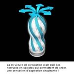 Tenga Air-Tech Ultra Cup Srebrni 17,5cm Vodootporni