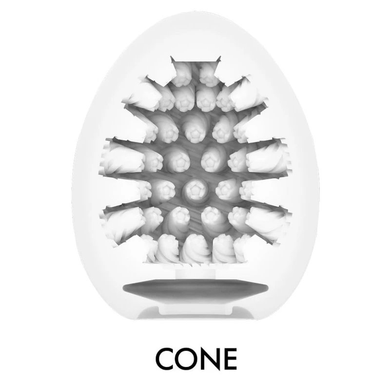 TENGA EGG CONE - Prozirna Vodootporna Igračka za Odrasle