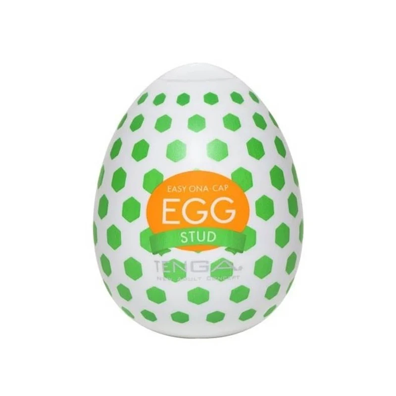 TENGA EGG STUD - Vodootporna igračka za odrasle, dužine 7cm, bijela