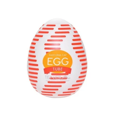 TENGA EGG TUBE - Bijeli vodootporni masturbator za užitak - Sexy Shop