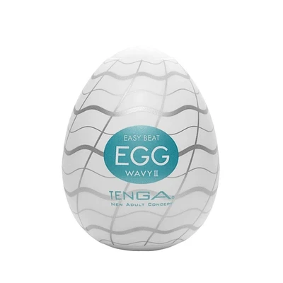 TENGA EGG WAVY II - Vibrirajući užitak sa talasastim ivicama - Sexy Shop