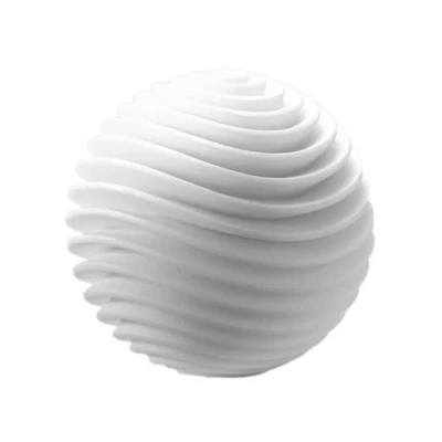 TENGA GEO AQUA - Vodootporna igračka za odrasle, 17cm, bijela - Sexy Shop
