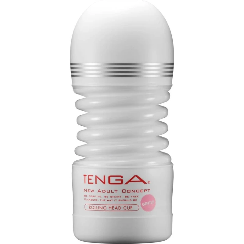 TENGA ROLLING HEAD CUP SOFT - Vodootporni stimulans sa 360° osećajem, 15,5cm