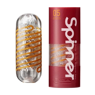 TENGA SPINNER - 05 BEADS - Vodootporni masturbator sa unutrašnjim spiralnim mehanizmom - Sexy Shop