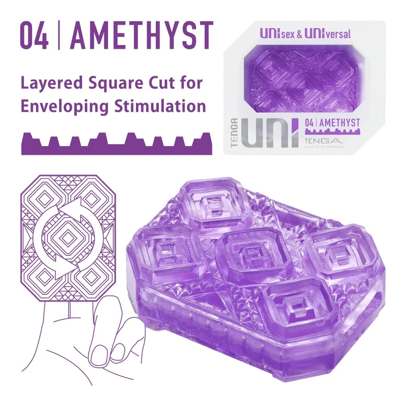 TENGA UNI AMETHYST - Ljubičasta Igračka za Odrasle