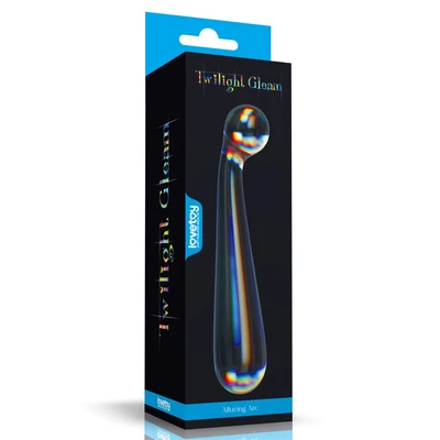 Twilight Gleam Višebojni Stakleni Dildo za G-tačku - Lovetoy 17cm - Sexy Shop
