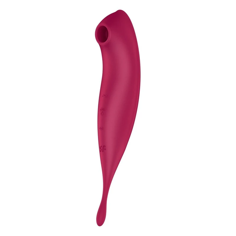 Twirling Pro Connect App crveni vibrator sa aplikacijom za kontrolu