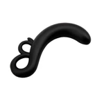 Two-Finger G-Spot Butt Plug - Vodootporni Crni Silikonski Uređaj