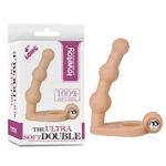 Ultra Soft Bead 15,2 cm Vibrirajući Dildo sa Prstenom za Fiksaciju