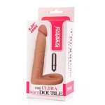 Ultra Soft Double-Vibrating Realistični Dildo sa Straponom 15,8cm