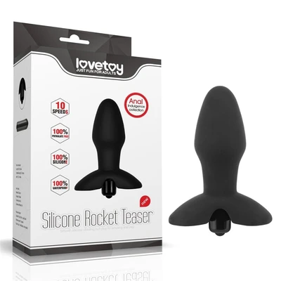 Vibrirajuća Analna Teaserka iz Love Toys Anal Indulgence Kolekcije, 10 brzina, crna - Sexy Shop