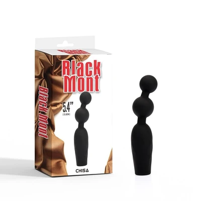 Vibrirajuće analne perle, crne, 10 režima, vodootporne, punjive - Sexy Shop