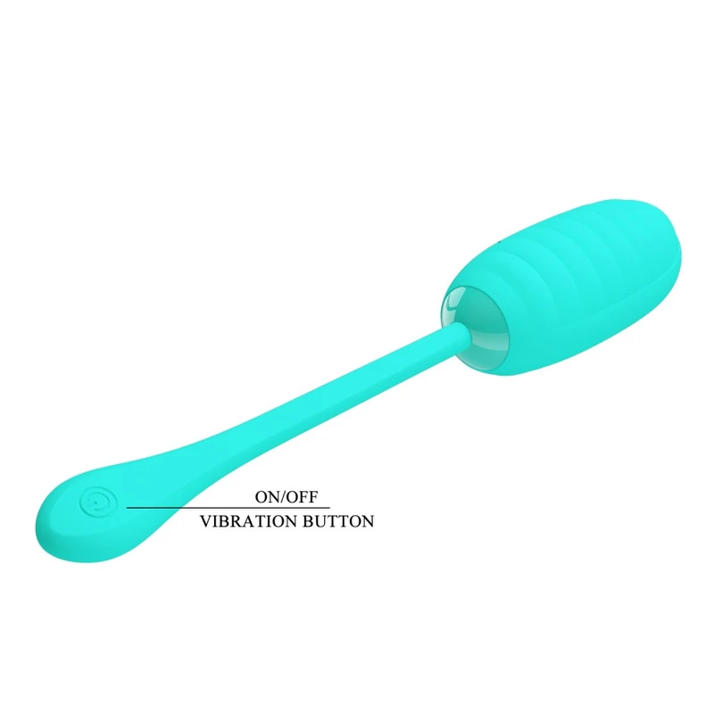 Vibrirajuće jaje Pretty Love Kirk Green - Vodootporno, 12 funkcija, 8,19 cm, Zelena