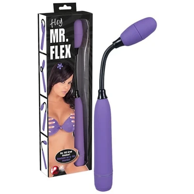 Vibro bullet sa fleksibilnom drškom ljubičasti - Sexy Shop