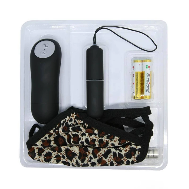 Wild Butterfly leopard panty sa daljinskim bullet vibratorom