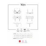 Wonderia set 3 komada crni L/XL