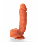 X-MEN 21.6cm Dildo Sa Testisima i Vakuumskim Postoljem Koža