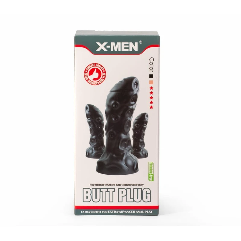 X-MEN Monster1 Plug sa vakuumskim postoljem, 27,5cm, crni