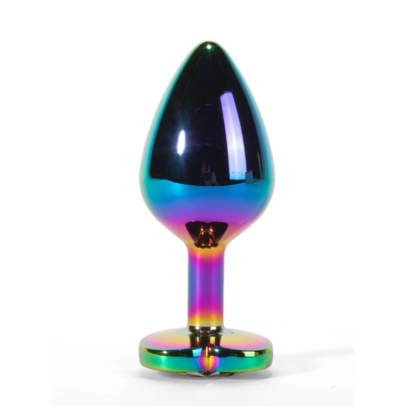X-MEN Secret Shine Metal Butt Plug Dužine 9,5cm Višebojni, Vodootporni